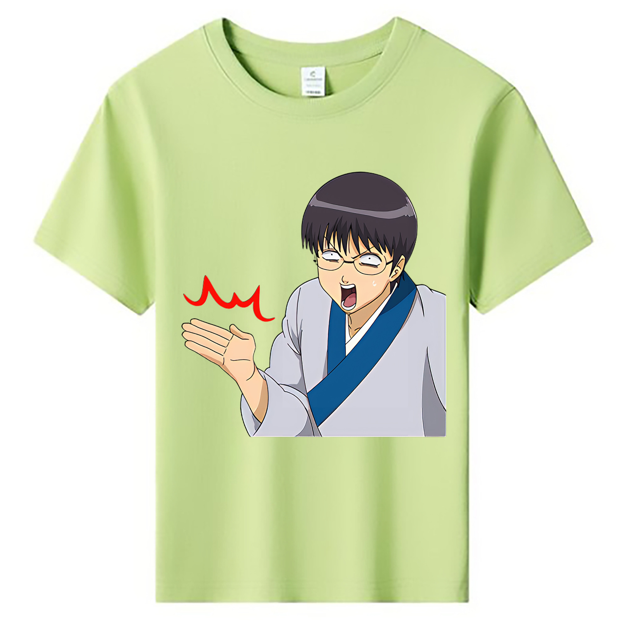 （画像用） ぎんたま 坂田銀時（さかたぎんとき） 神楽 志村新八（しむら しんぱち） GINTAMA Sakata Gintoki Kagura Shimura Shinpachi 綿100％キッズTシャツ（フロントプリント）